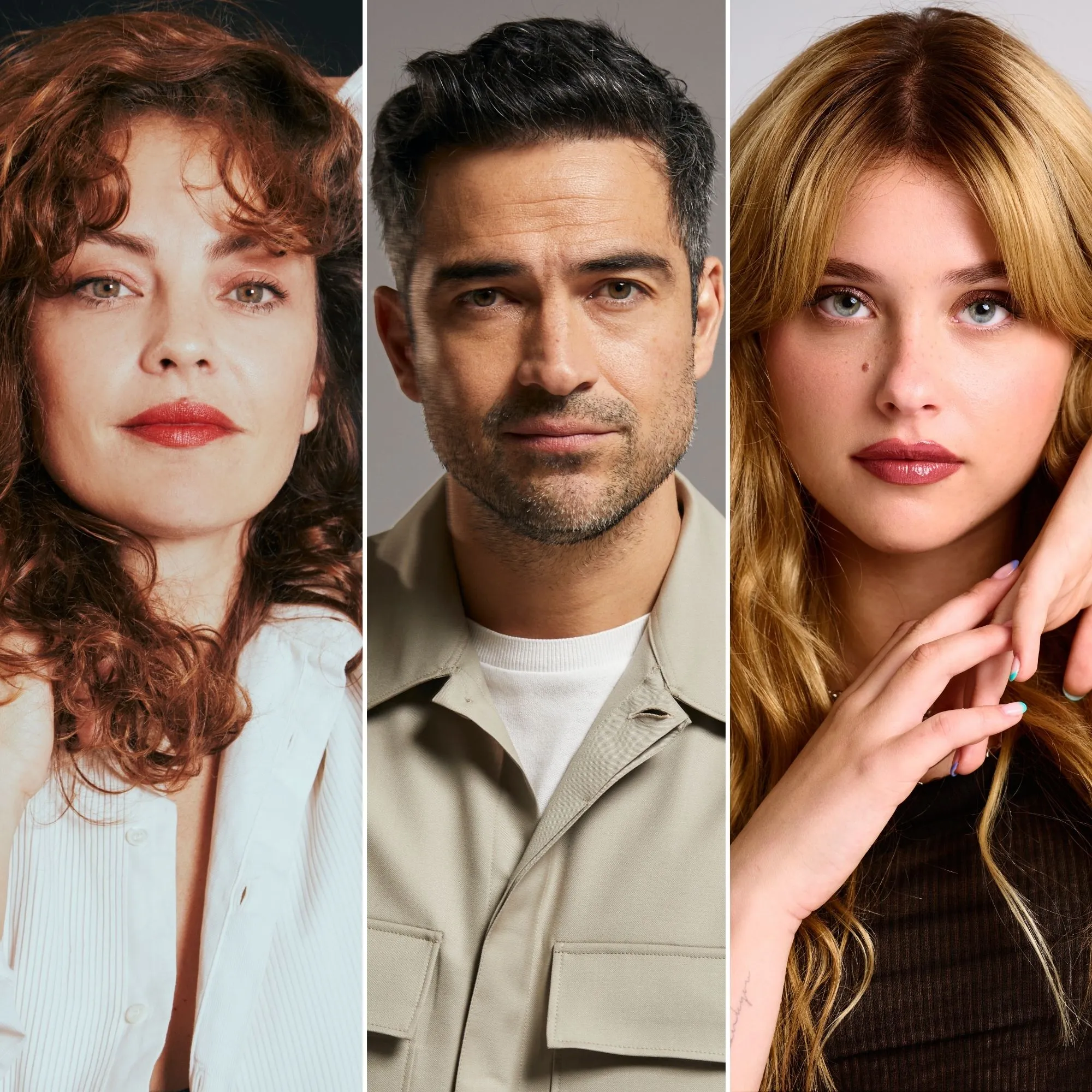 Dolores Fonzi, Alfonso Herrera y Nicole Wallace