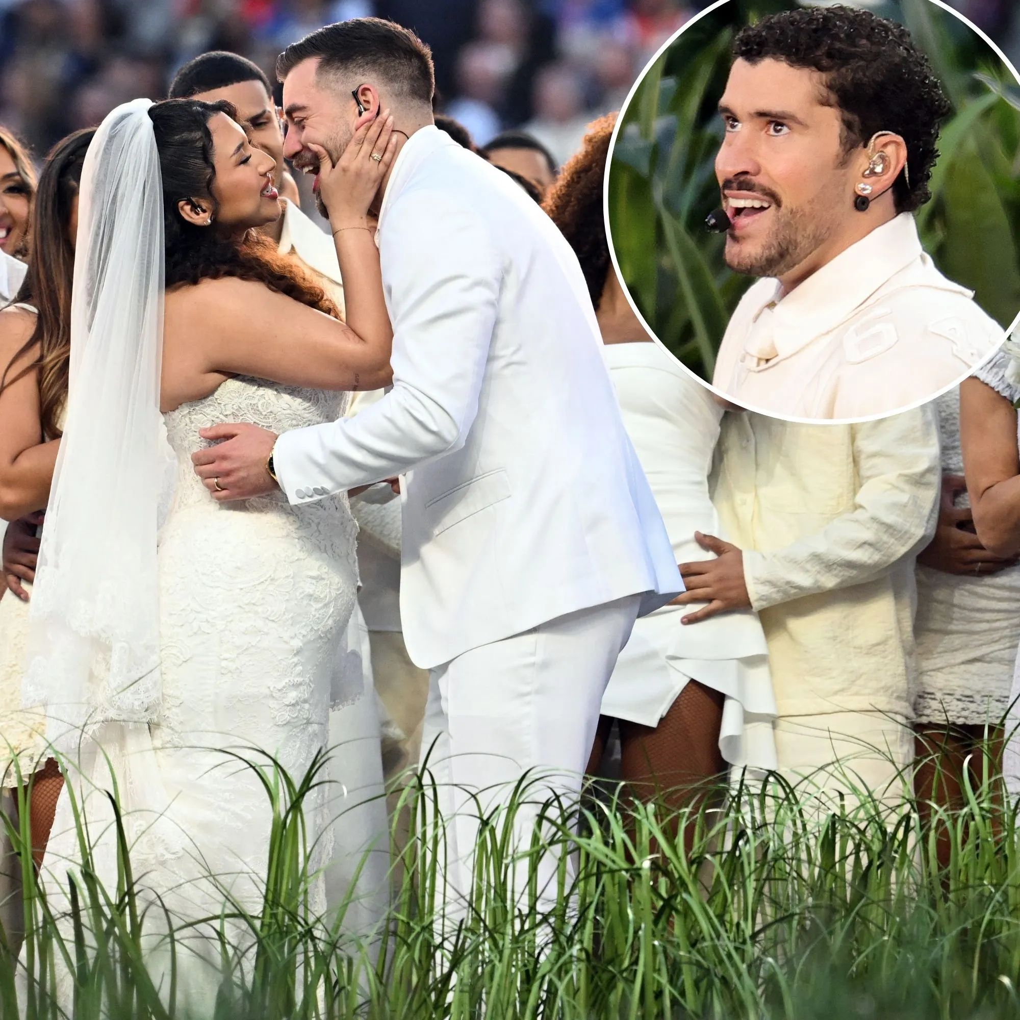 Eleisa “Elli” Aparicio y Thomas “Tommy” Wolte, la pareja real que se casó en el Super Bowl.
