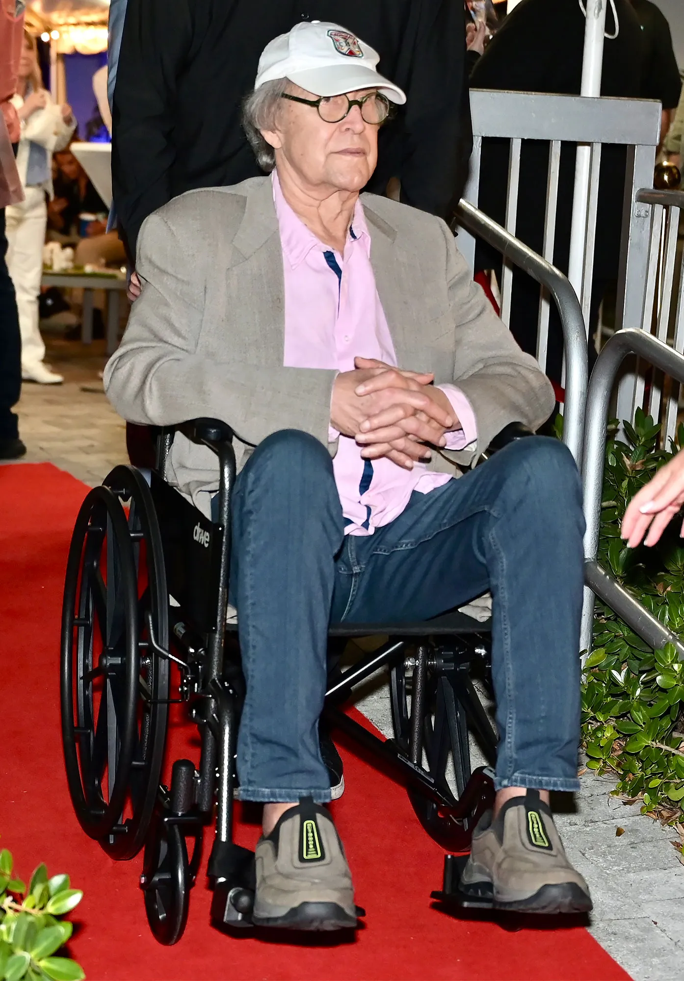 Feature Chevy Chase Appears at Event in Wheelchair