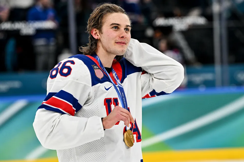 Feature Team USA Jack Hughes Reacts to Womens Hockey Team Skipping State of the Union