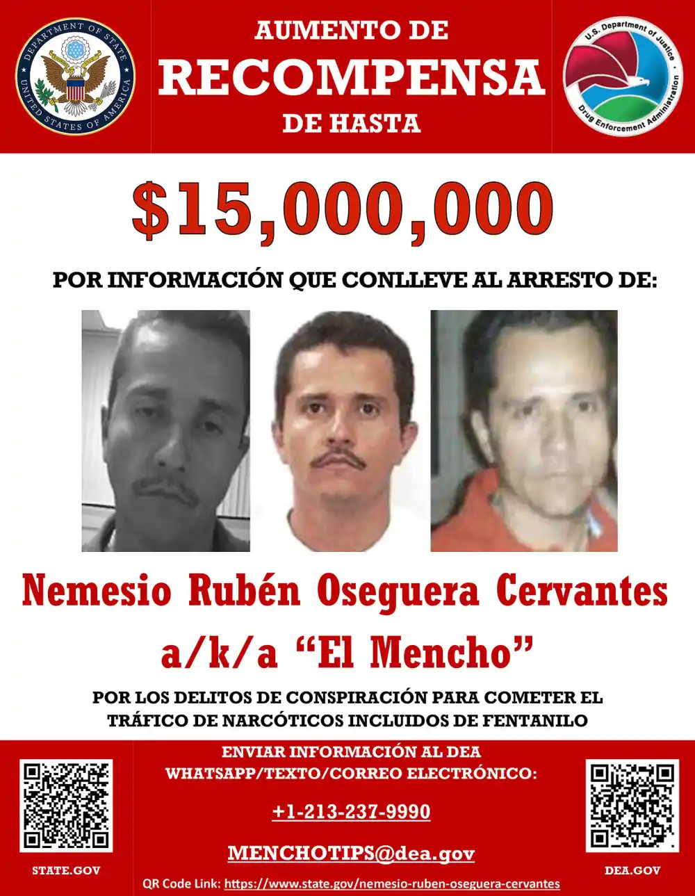 Feature US Citizens Urged to Shelter in Place After Cartel Kingpin Killed by Mexican Army Nemesio Oseguera Cervantes El Mencho