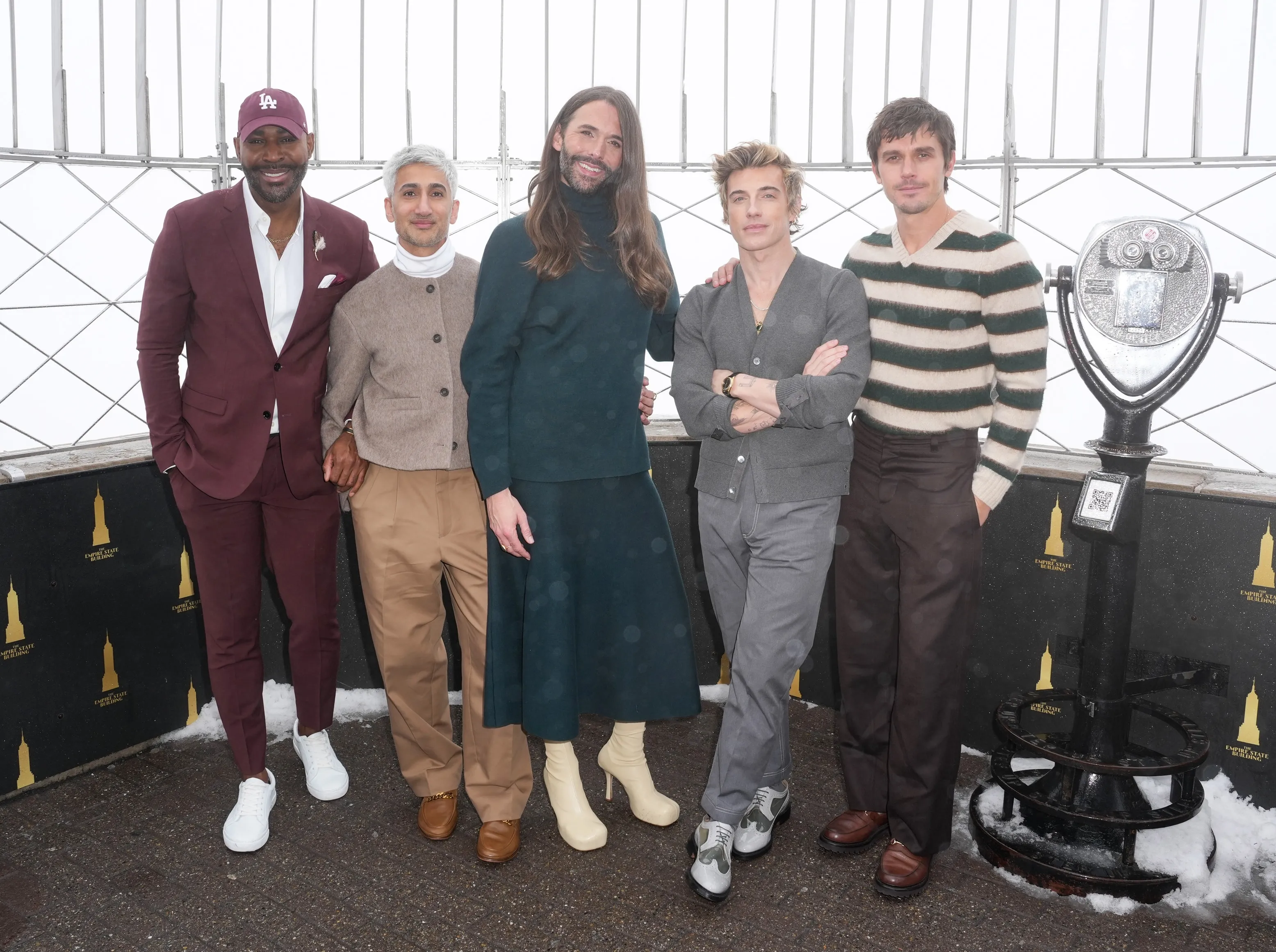 Karamo Brown, Tan France, Jonathan Van Ness, Jeremiah Brent and Antoni Porowski