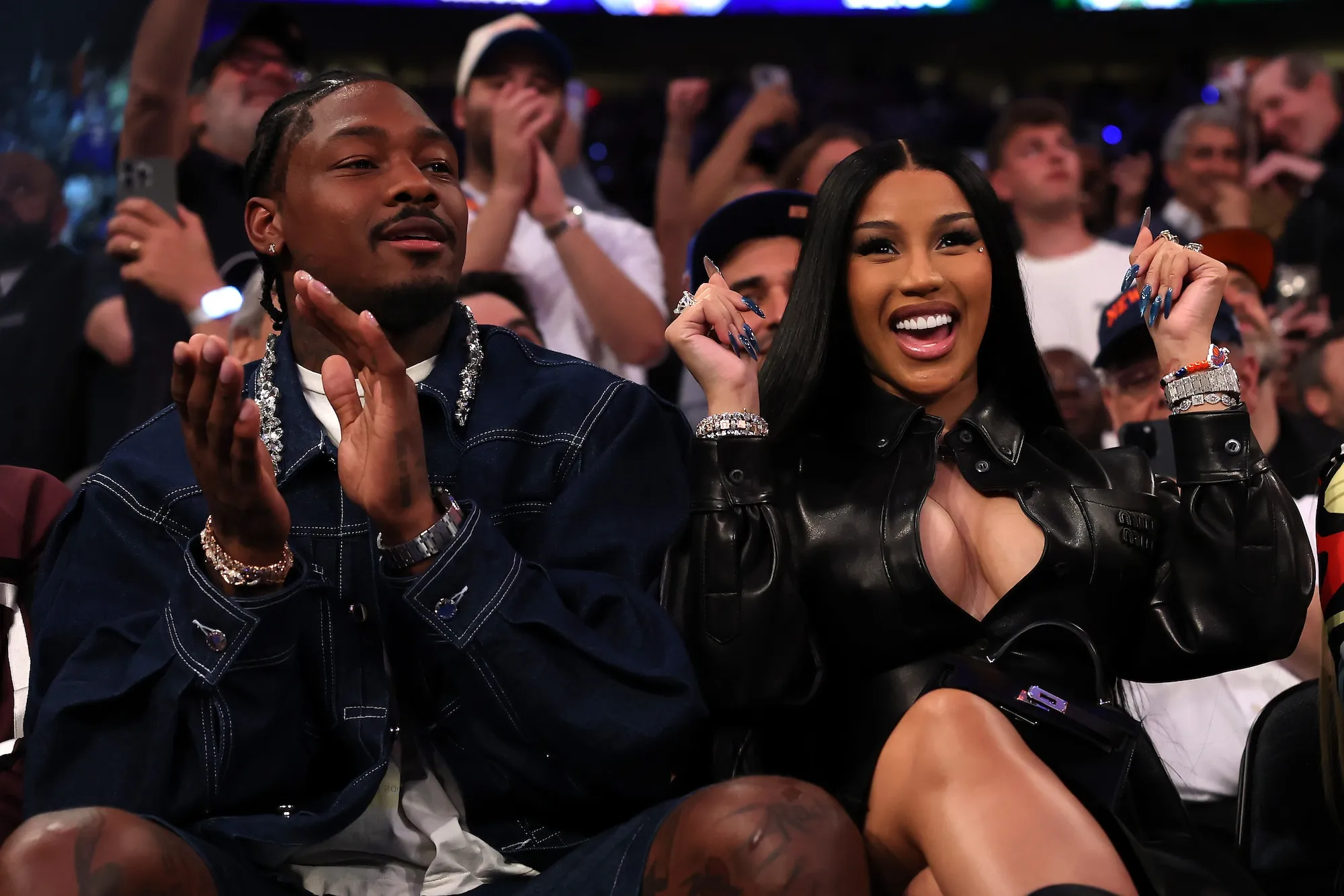 Patriots Stefon Diggs Wont Rule Out Proposing to Cardi B After Super Bowl