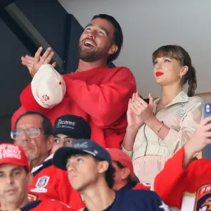 Taylor Swift Subtly Reacts to Sportscasters Cheeky Comment About Travis Kelces Golf Game
