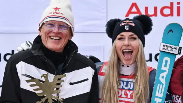 GettyImages-225214849 Lindsey Vonn and Dad