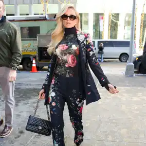 Paris Hilton is seen on January 28, 2026 in New York City.