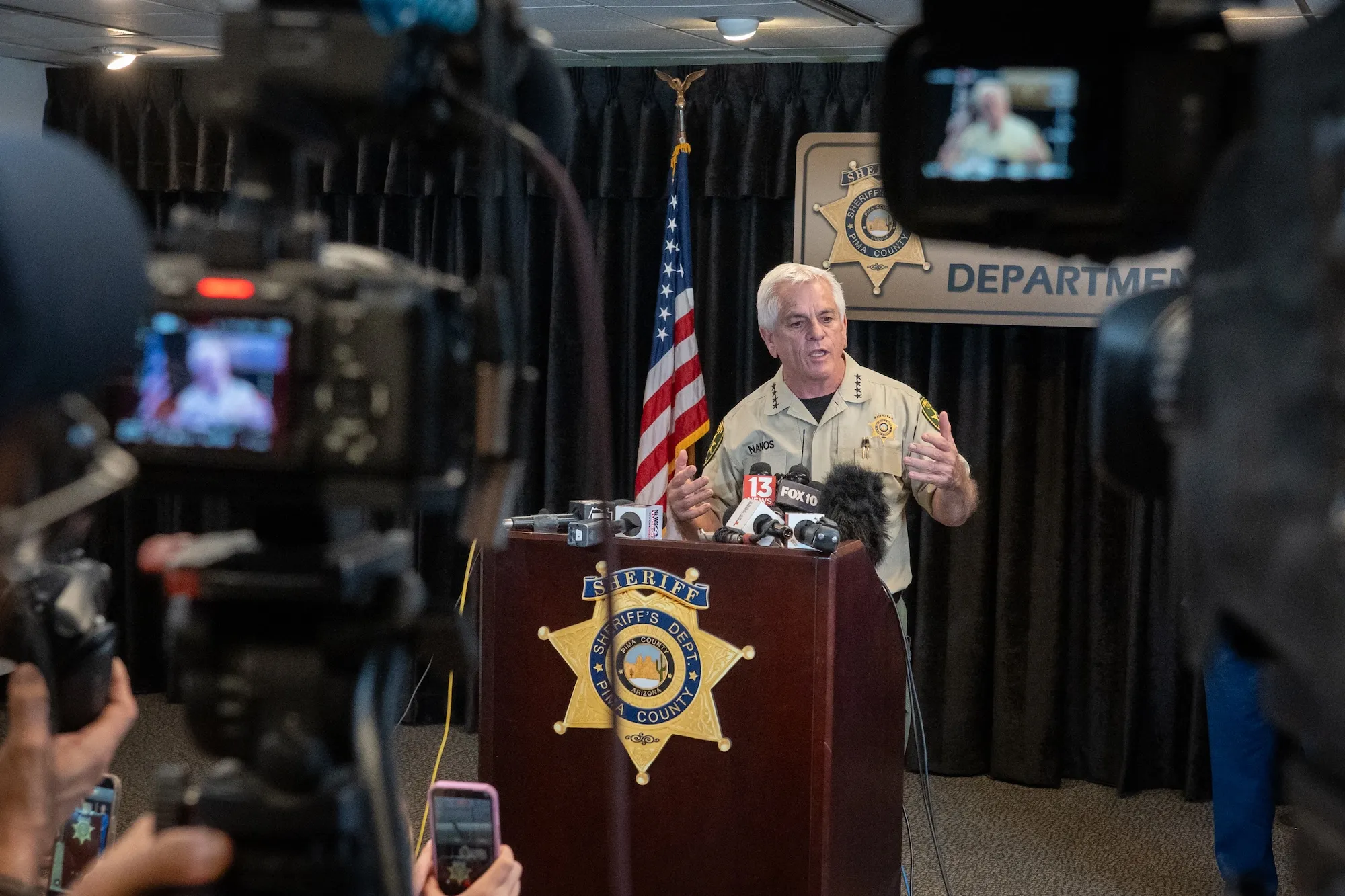 GettyImages-2259244627 Sheriff Handling Nancy Guthrie's Case Reveals Brother Died 1 Day After Abduction