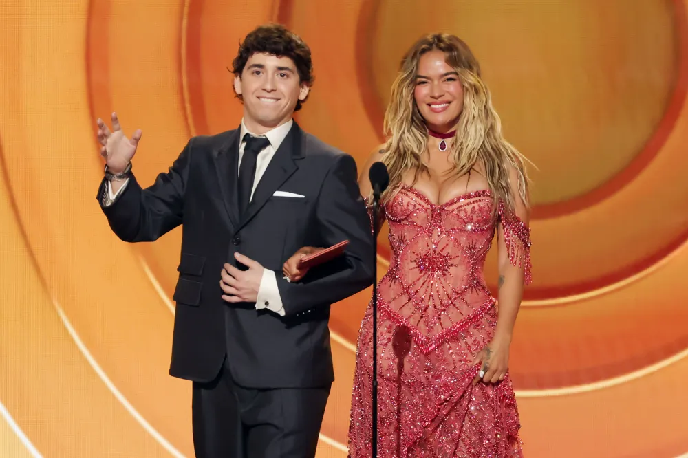 Marcello Hern&aacute;ndez y Karol G.