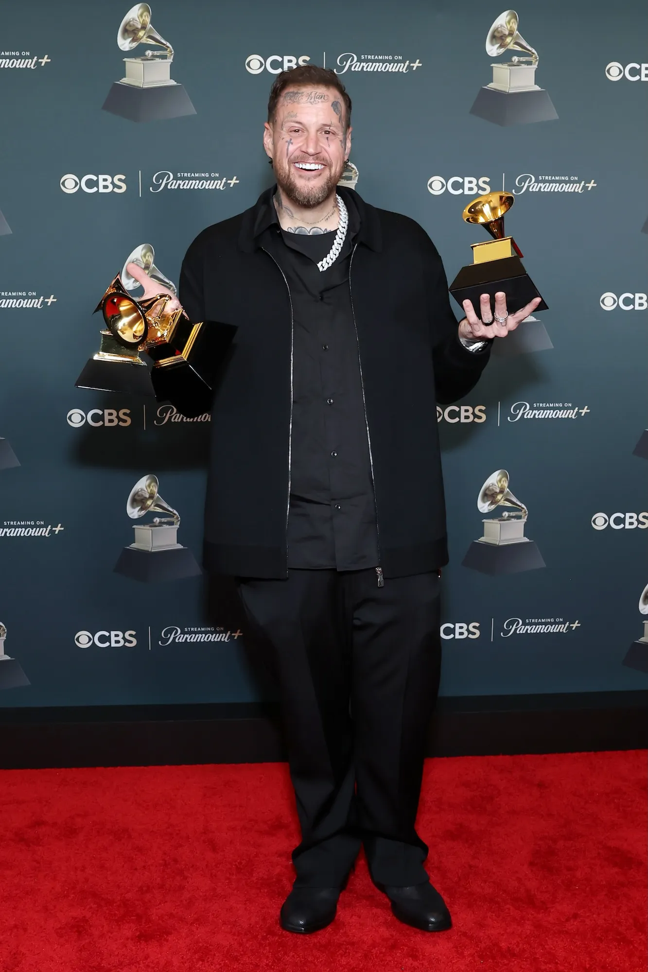 Jelly Roll Says He's a 'Dumb Redneck' as Others Call Out ICE at Grammys