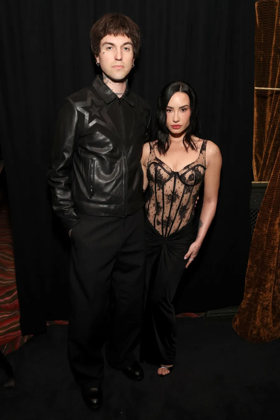 Leather Looks Take Over the 2026 Grammys Afterparties with Tate McRae, Demi Lovato and More Hitting the Scene