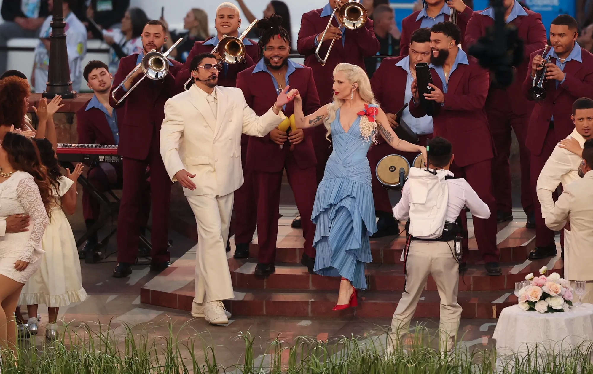 Laga Gaga Sings and Dances With Bad Bunny During Super Bowl 2026 Halftime Show