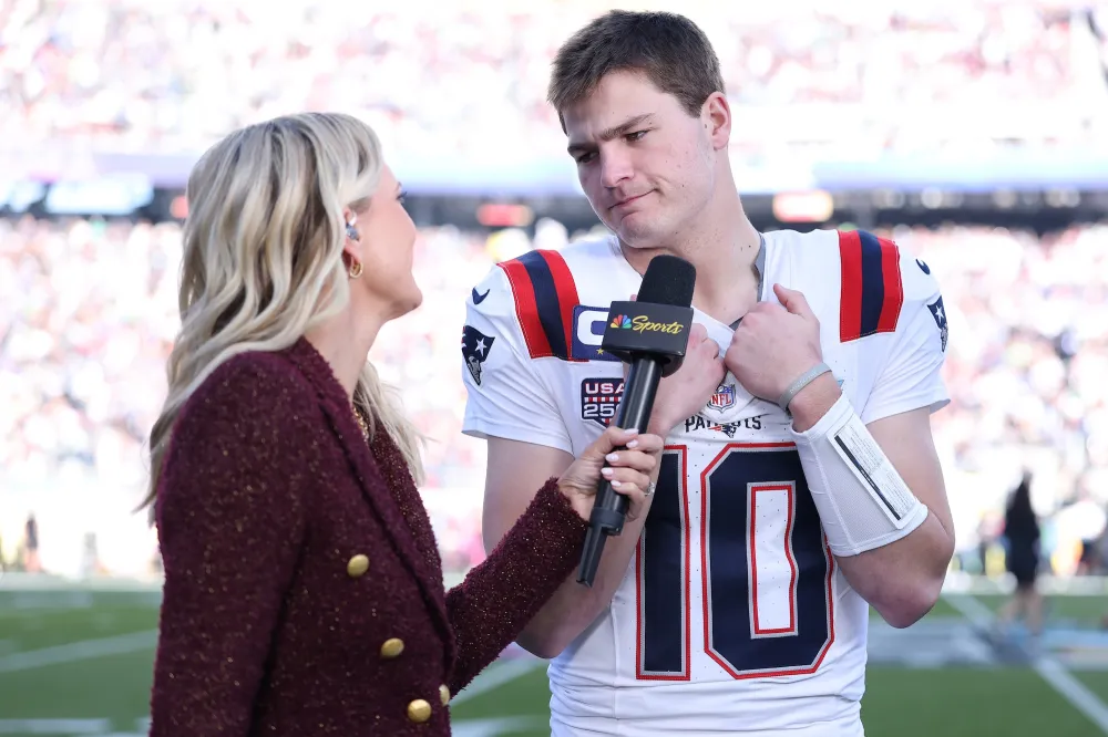 Drake Maye Holds Back Tears After Patriots Lose Super Bowl 2026