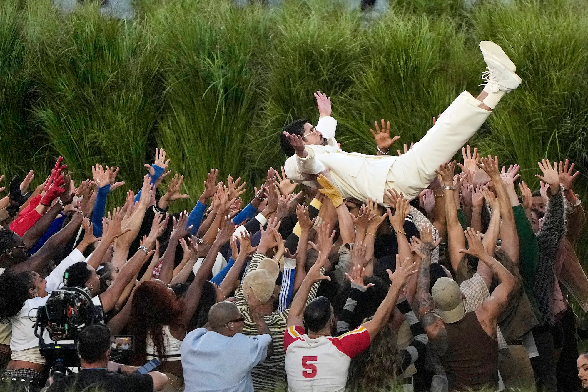 Bad Bunny en el show de medio tiempo del Super Bowl