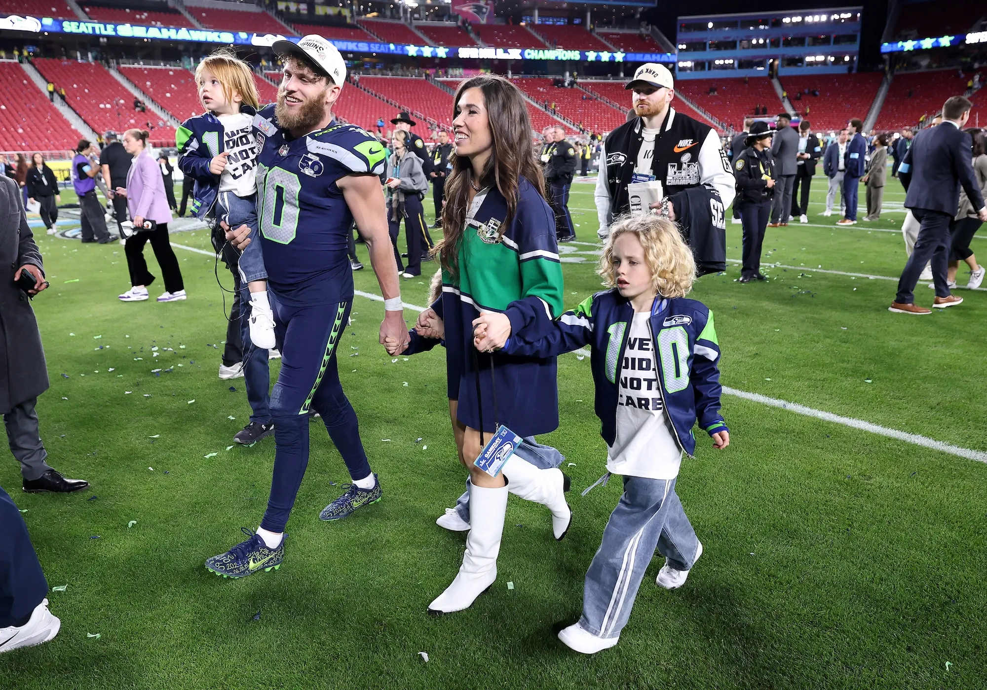 Cooper Kupp Celebrates 2026 Super Bowl Win With Wife Anna and Their 3 Kids
