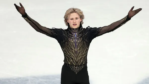 GettyImages-2261517270 Ilia Malinin 'Fighting Invisible Battles on Inside' After Falling at Olympics