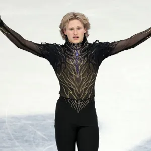 GettyImages-2261517270 Ilia Malinin 'Fighting Invisible Battles on Inside' After Falling at Olympics