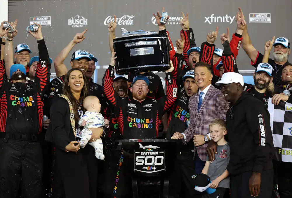 NASCAR&rsquo;s Tyler Reddick Addresses Viral Video of 6-Year-Old Son With Michael Jordan