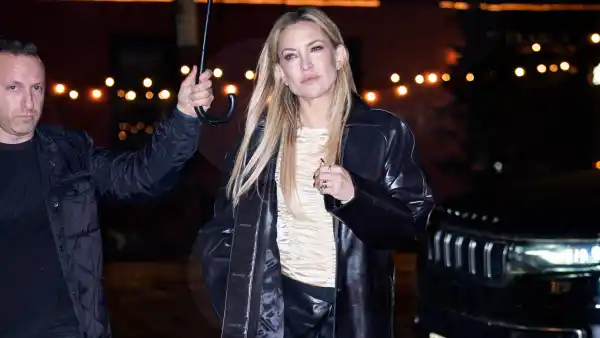 Kate Hudson is seen on February 18, 2026 in New York City.