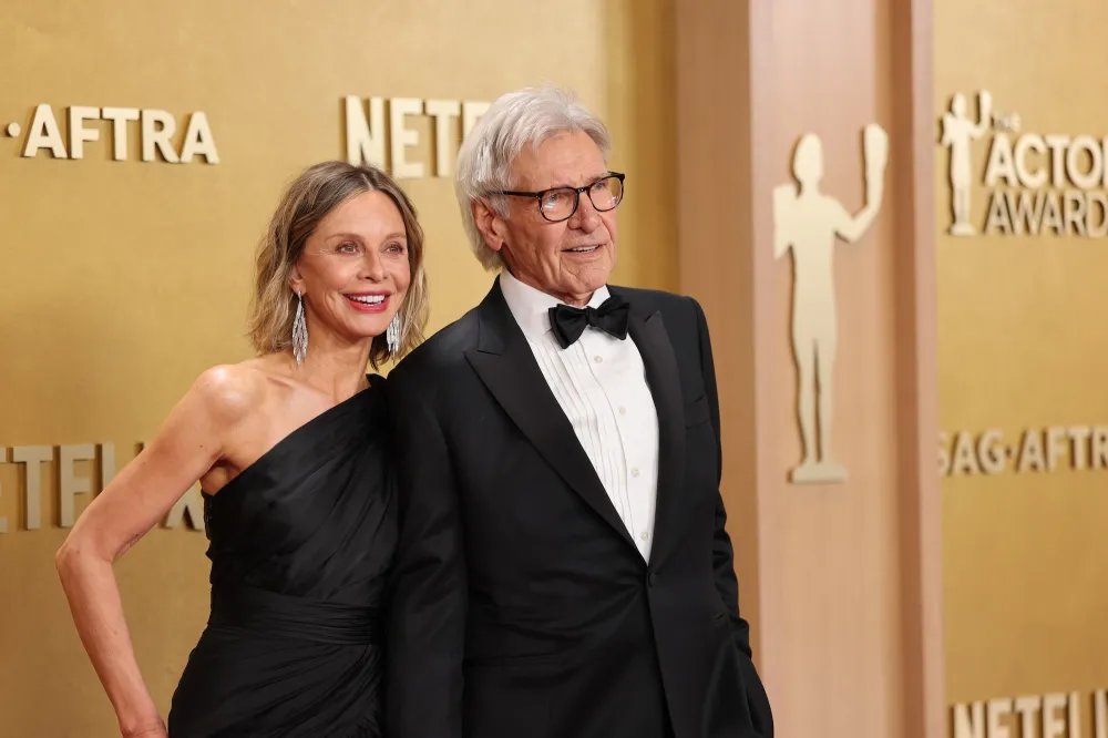 32nd Annual Actor Awards - Arrivals - Harrison Ford and Calista Flockhart
