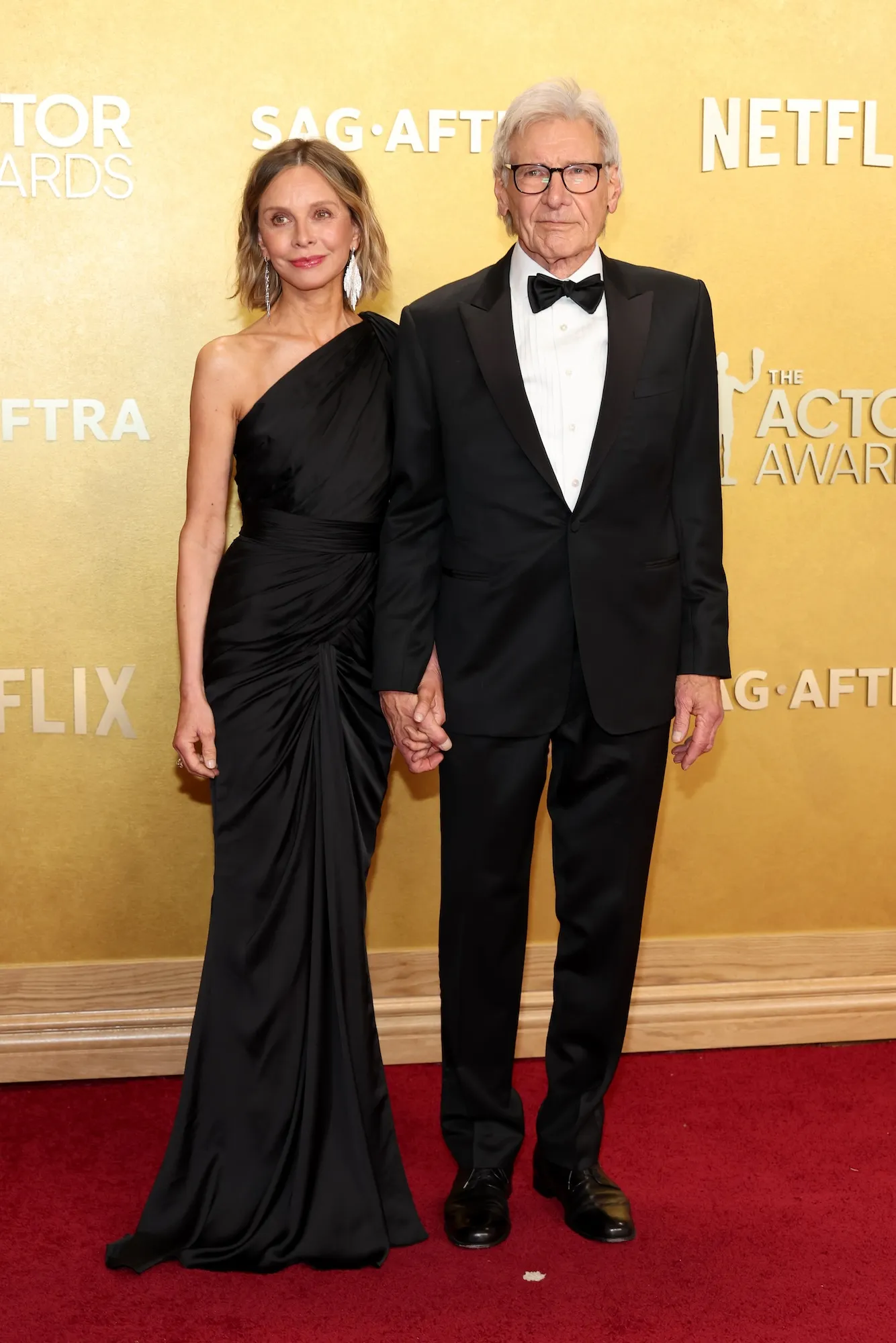32nd Annual Actor Awards - Arrivals - Harrison Ford, Calista Flockhart