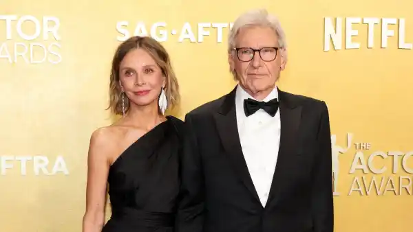 32nd Annual Actor Awards - Arrivals - Harrison Ford, Calista Flockhart