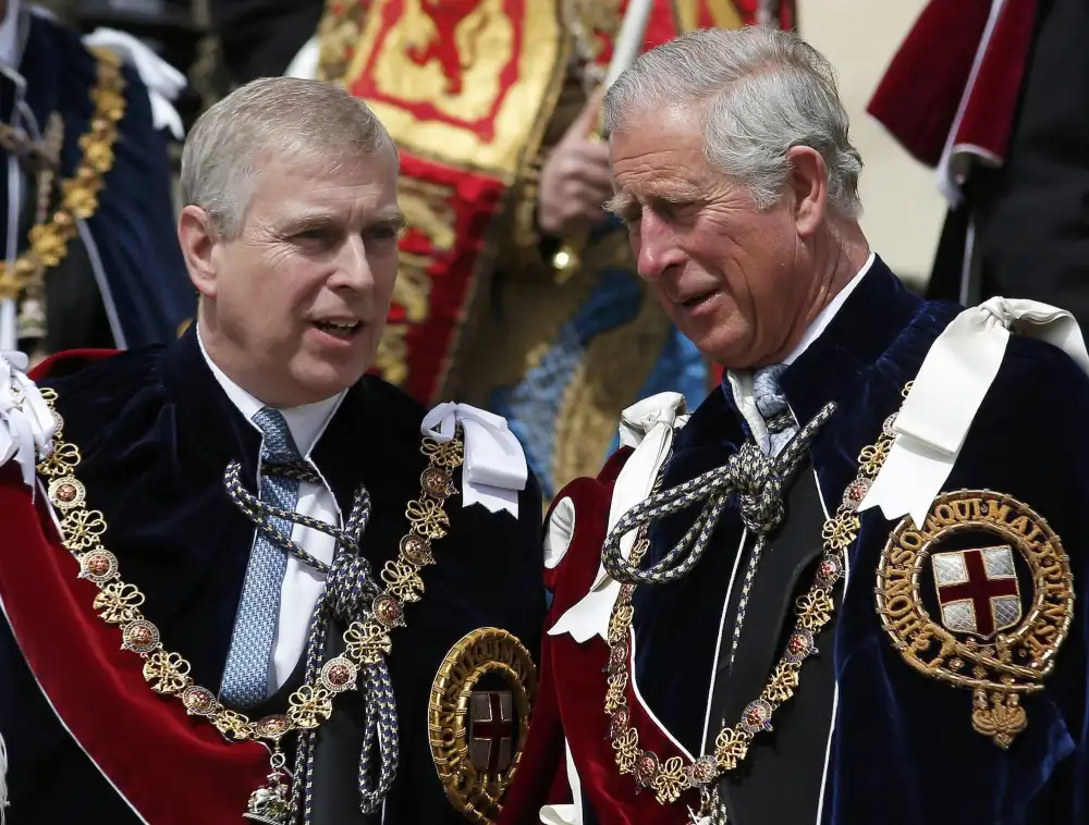 GettyImages-477232104 How King Charles III and Royals Reacted to Prince Andrew Ties to Epstein