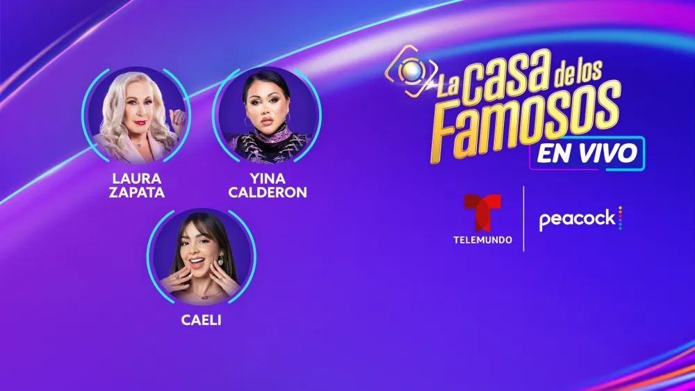 Caeli, la actriz Laura Zapata y la empresaria colombiana Yina Calder&oacute;n.