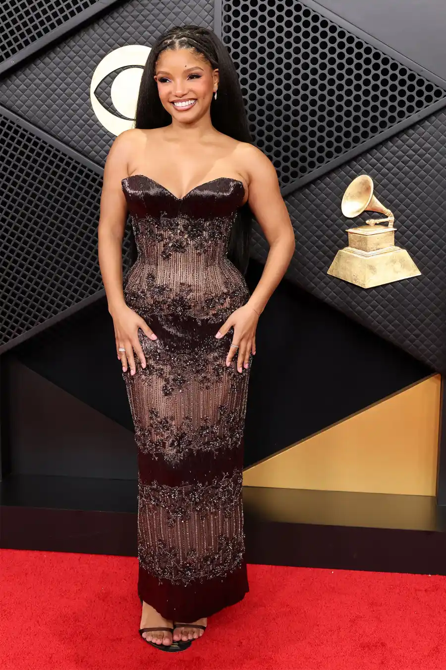 Halle Bailey Red Carpet Arrival 2026 Grammy Awards