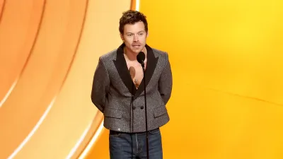 Harry Styles Presents at Grammys