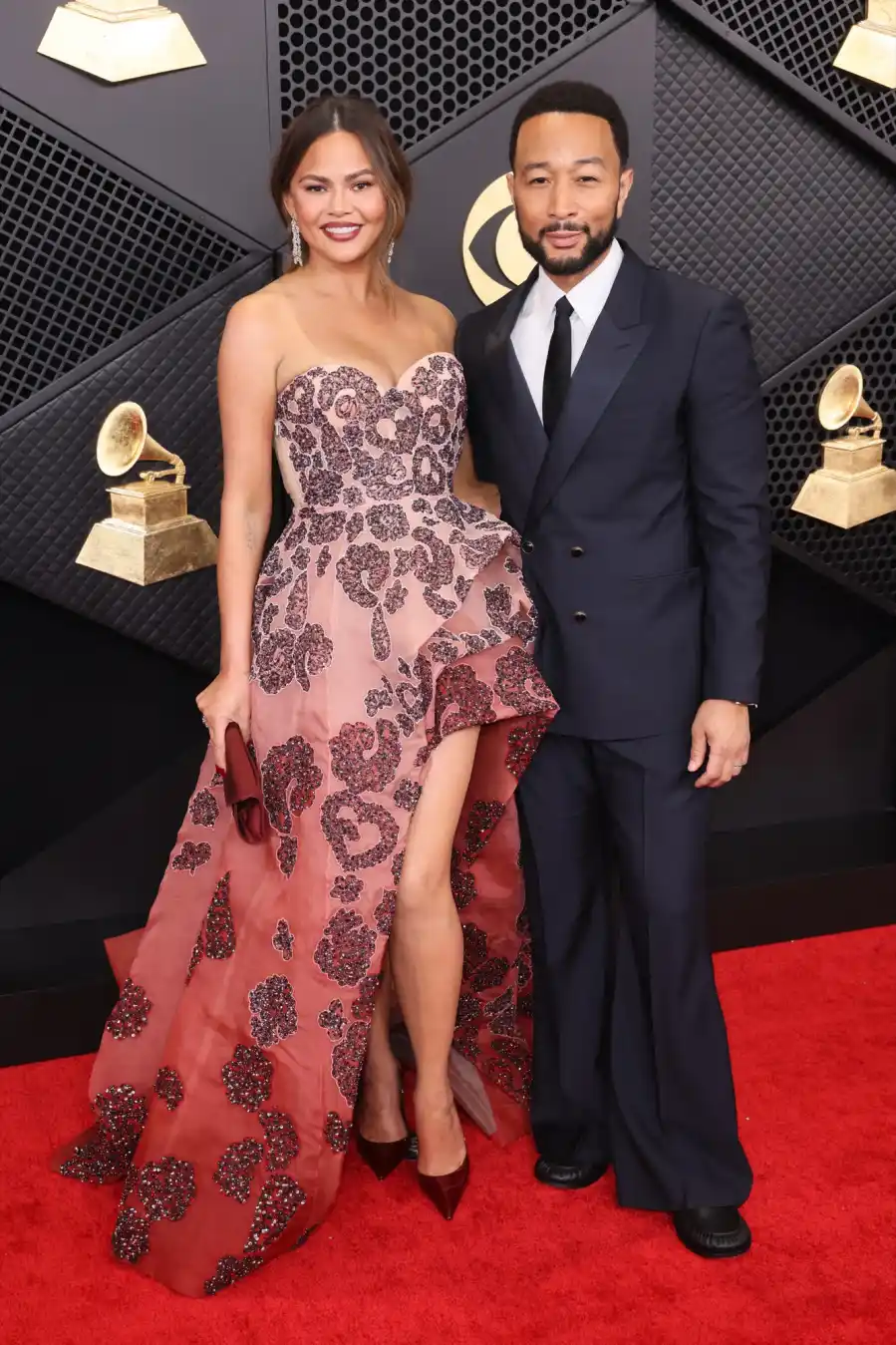 Hottest 2026 Grammy Awards Couples Chrissy Teigen and John Legend
