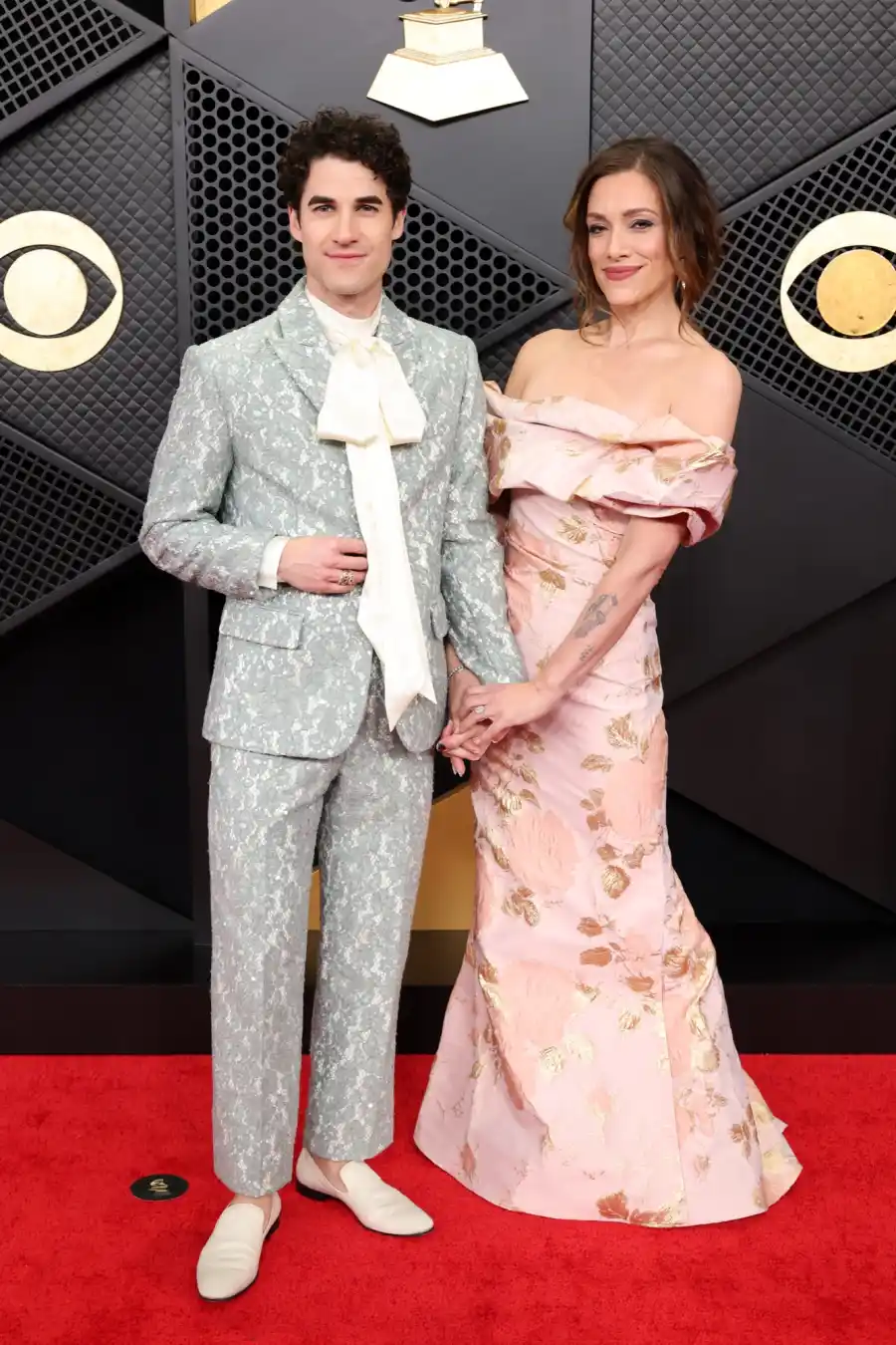 Hottest 2026 Grammy Awards Couples Darren Criss and Mia Swier