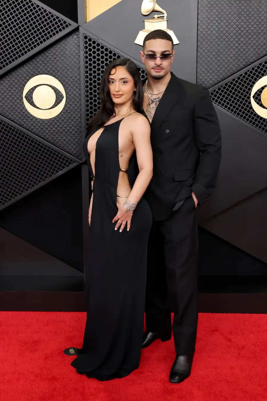 Hottest 2026 Grammy Awards Leah Kateb and Miguel Harichi