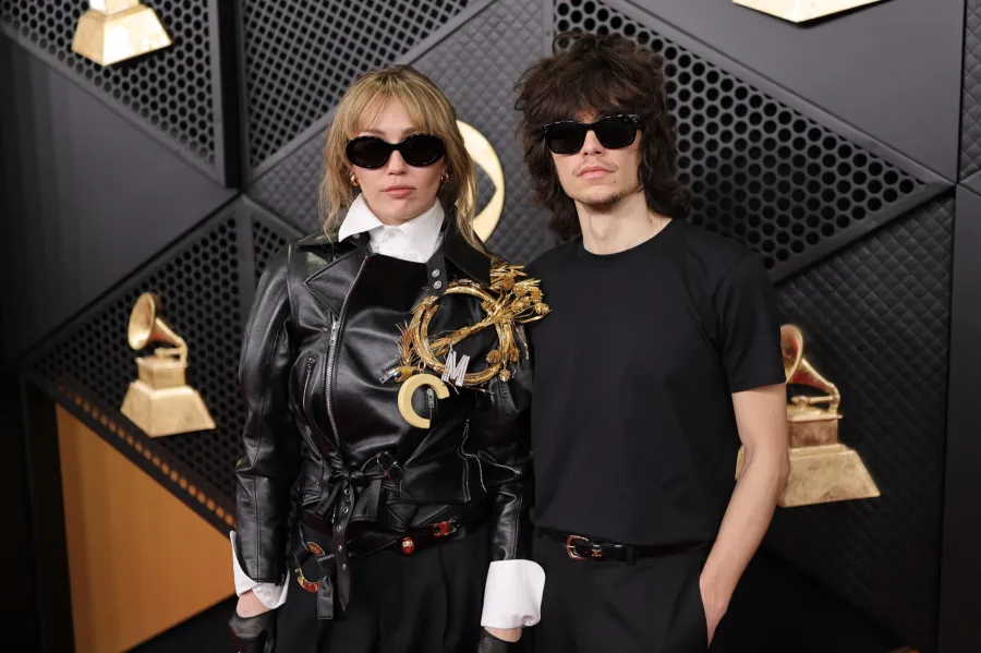Hottest 2026 Grammy Awards Couples Miley Cyrus and Maxx Morando