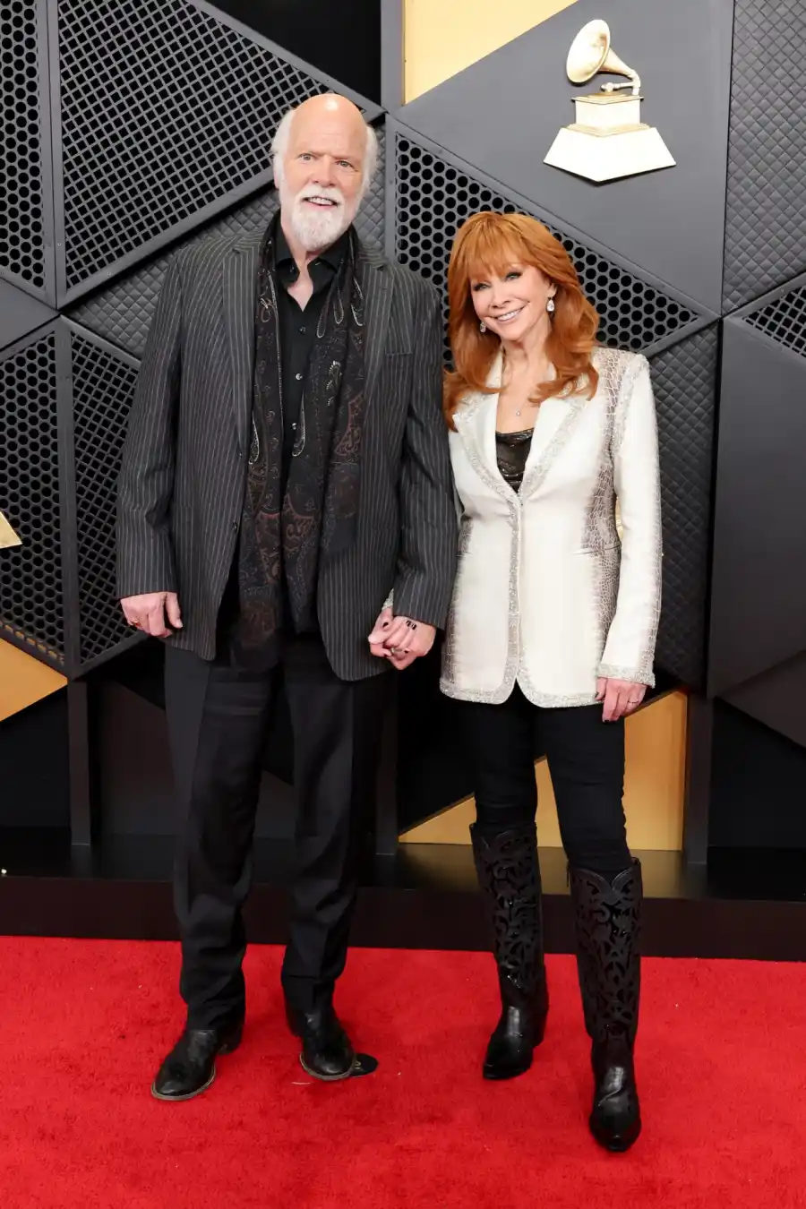Hottest 2026 Grammy Awards Couples Rex Linn and Reba McEntire