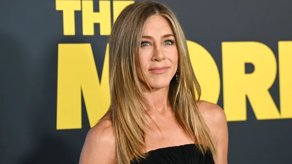 Jennifer Aniston at "The Morning Show" Season 4 Premiere held at The Museum of Modern Art on September 09, 2025 in New York, New York. (Photo by Gilbert Flores/Variety via Getty Images)