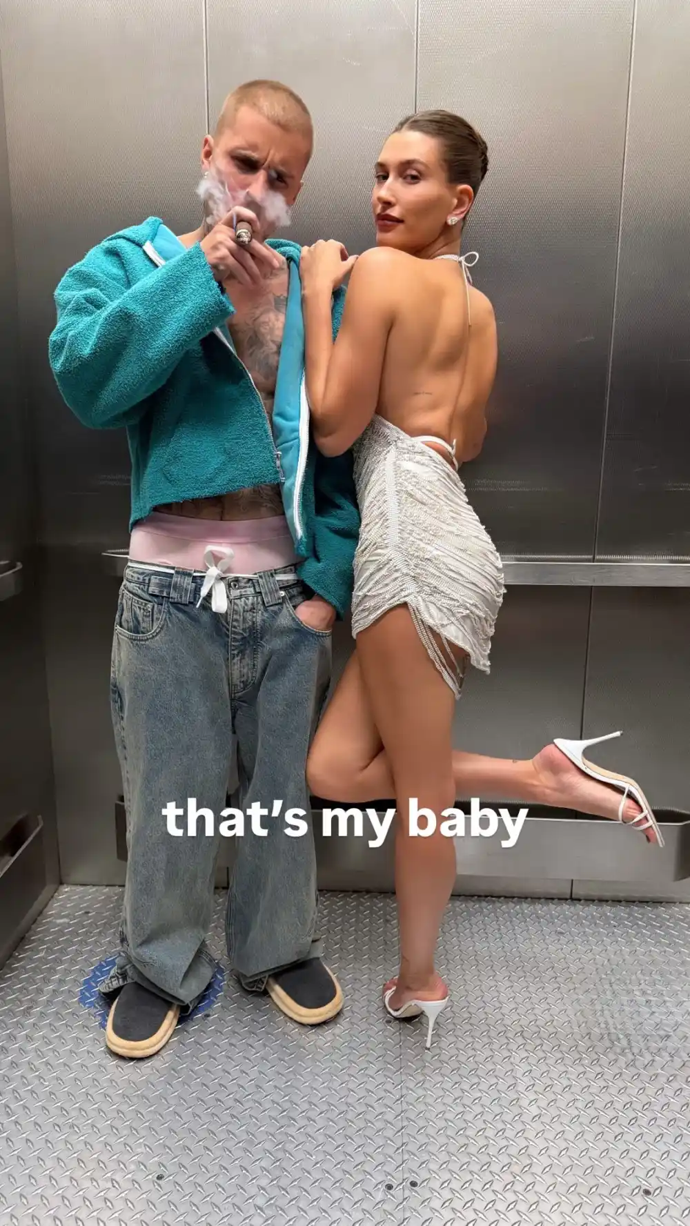 Justin Bieber Debuts New Back Tattoo of Wife Hailey Bieber During Shirtless Grammys 2026 Performance Inline