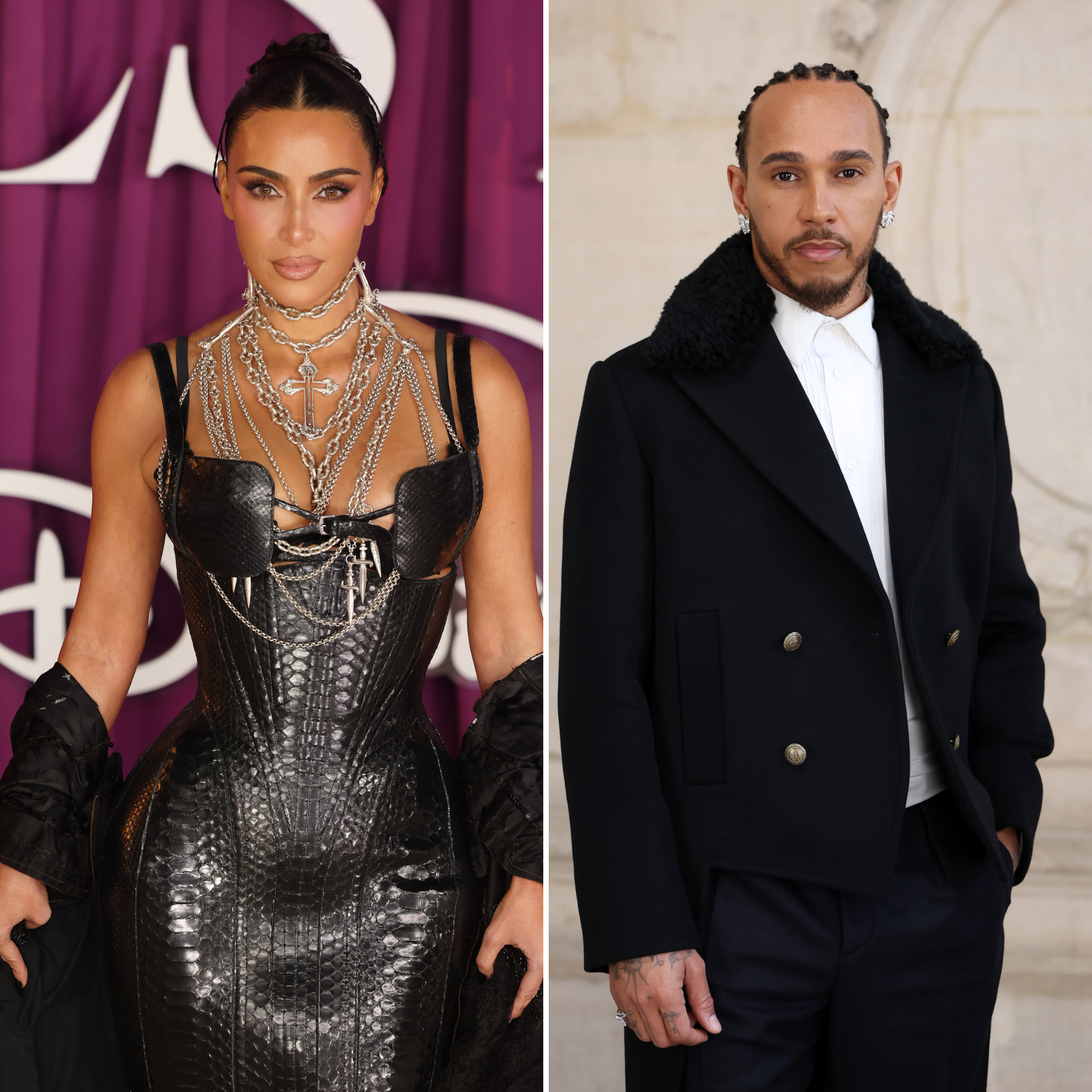 Kim-Kardashian-GettyImages-2242729750-and-Lewis-Hamilton-GettyImages-2257411875.