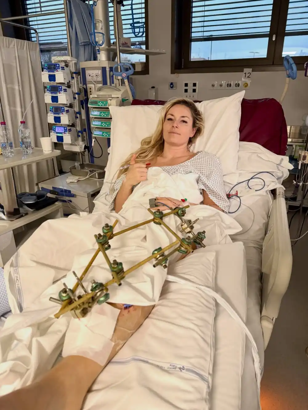 Lindsey Vonn Shares Photo From Hospital After 3rd Successful Surgery Following Olympic Crash Italy