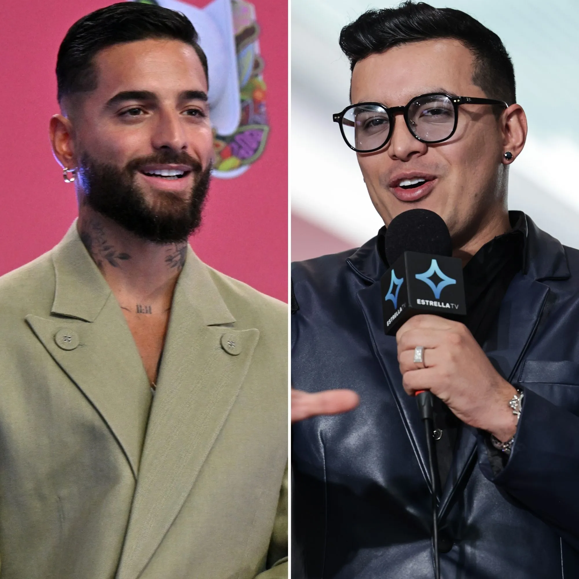 Maluma y Yeison Jiménez.
