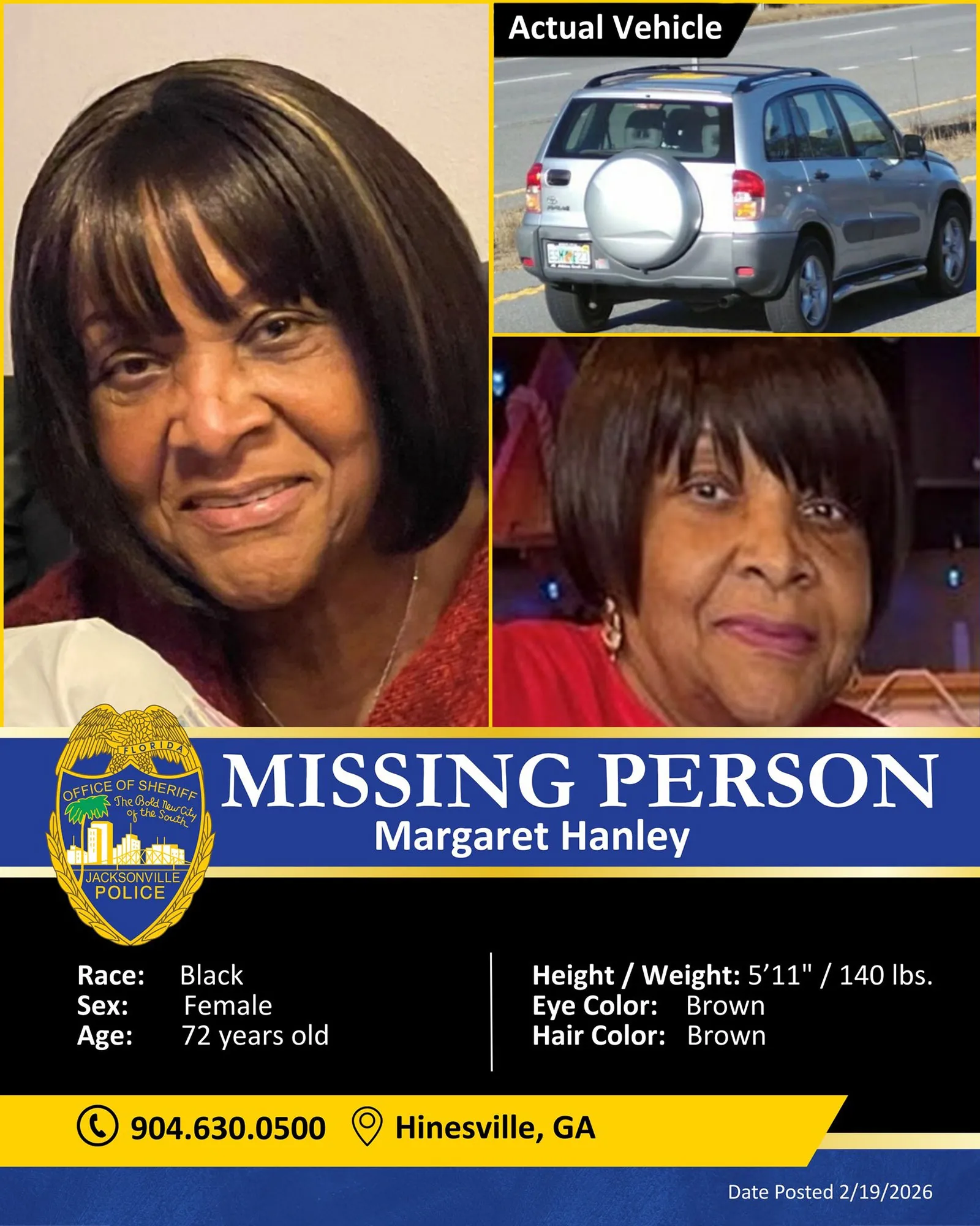Margaret Hanley Florida Navy Veteran Missing 2