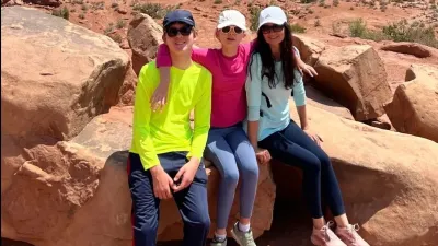 Monika Rubacha and her kids