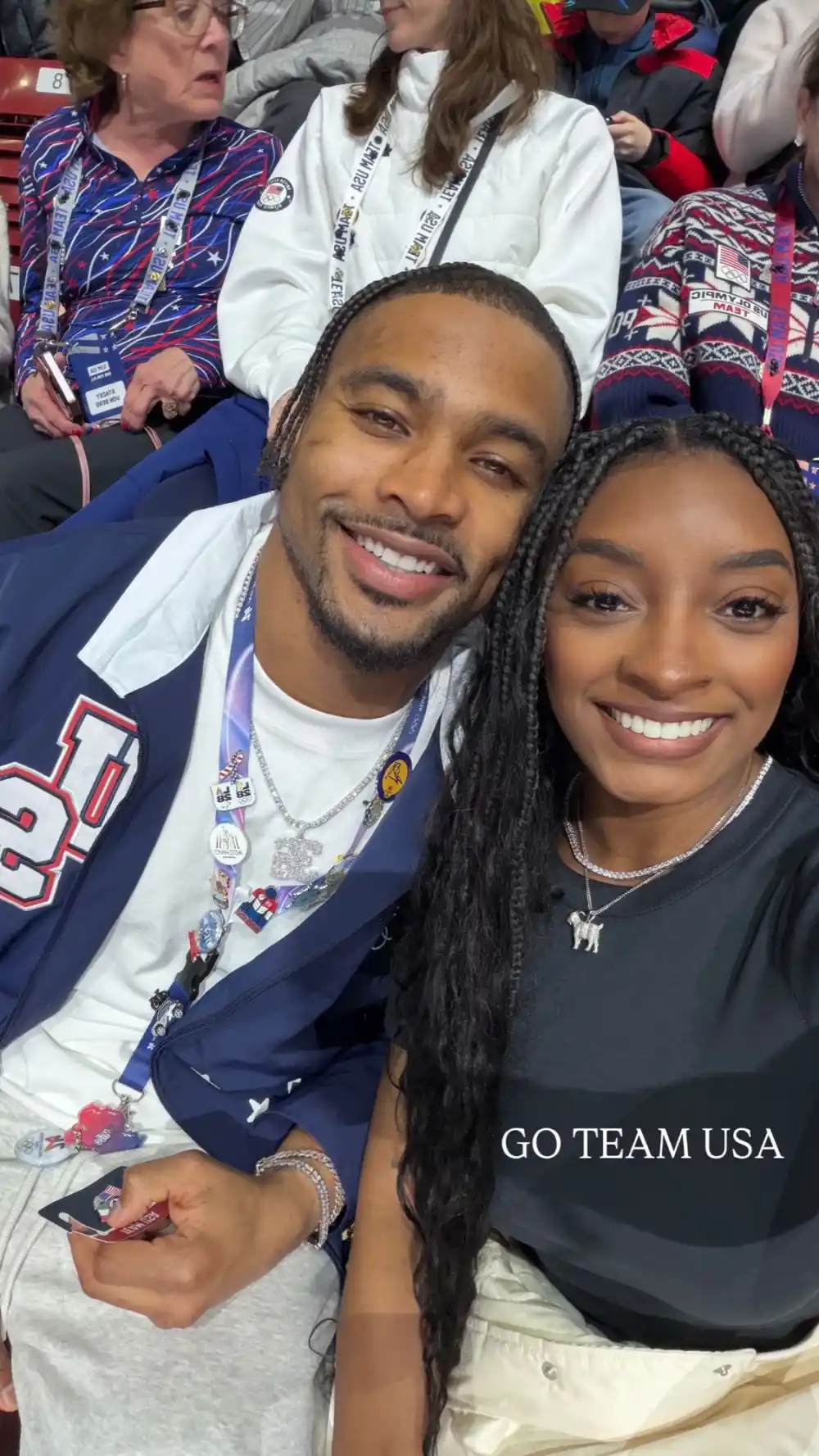 Olympic Legend Simone Biles Spotted at 2026 Winter Games With Jonathan Owens
