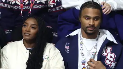 Olympic Legend Simone Biles Spotted at Winter Games in Italy With Husband Jonathan Owens