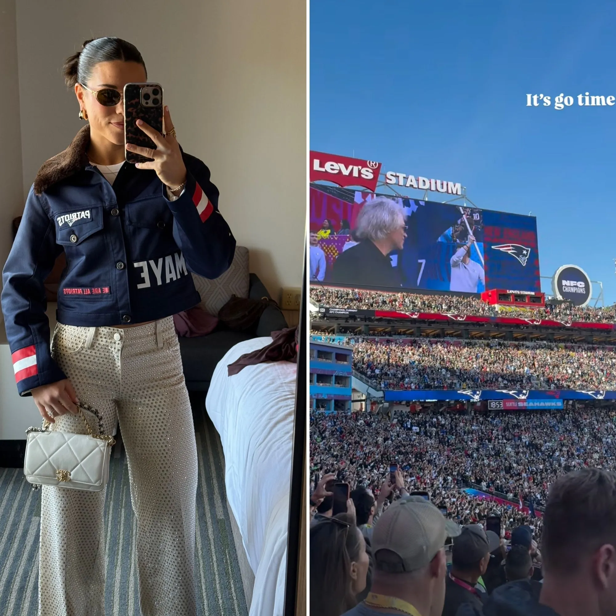 Patriots WAG Ann Michael Maye Elevates Gameday Look