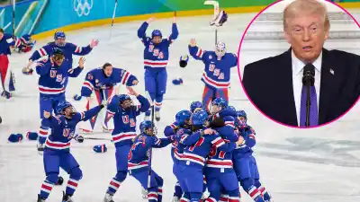 President Trump Shades Team USA Womens Hockey Team in Call With Mens Team in Locker Room