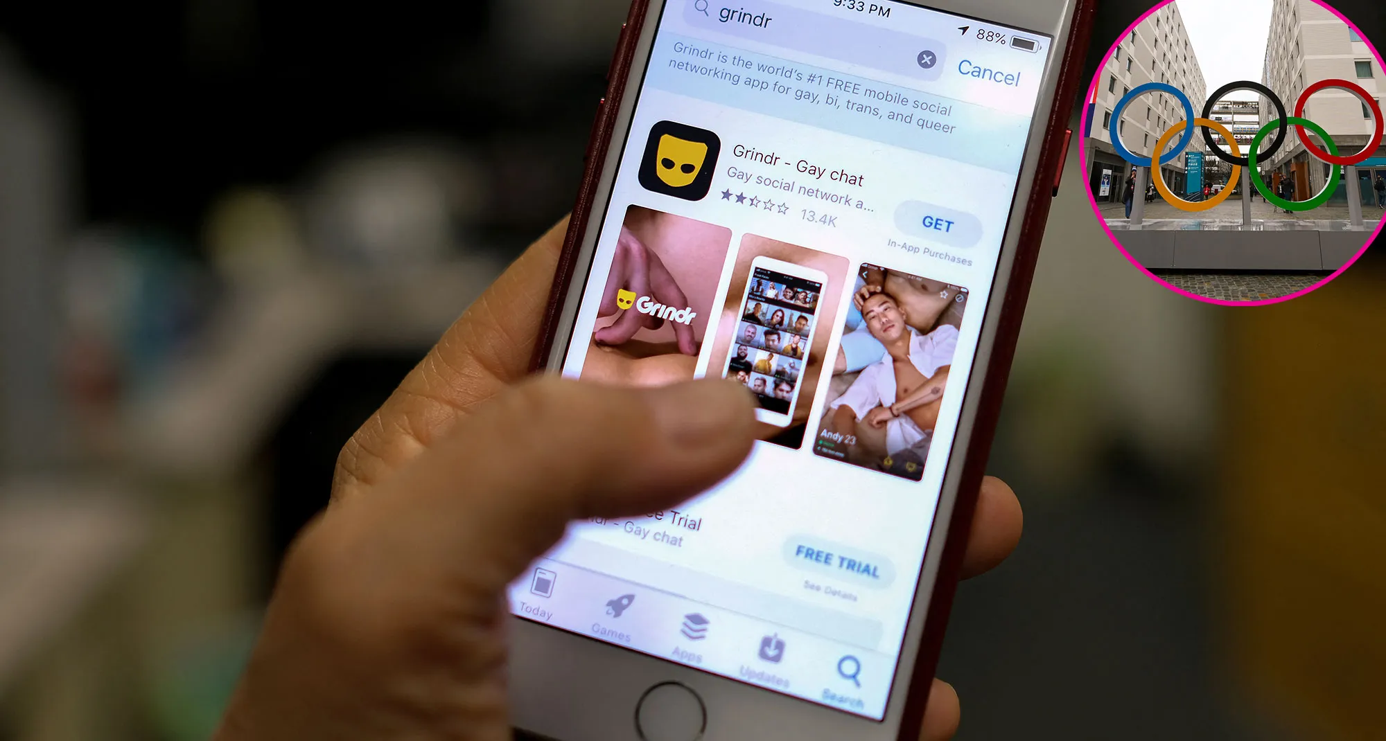 Promo Grindr Announces Special Features to Help Athletes Hook Up in Olympic Village