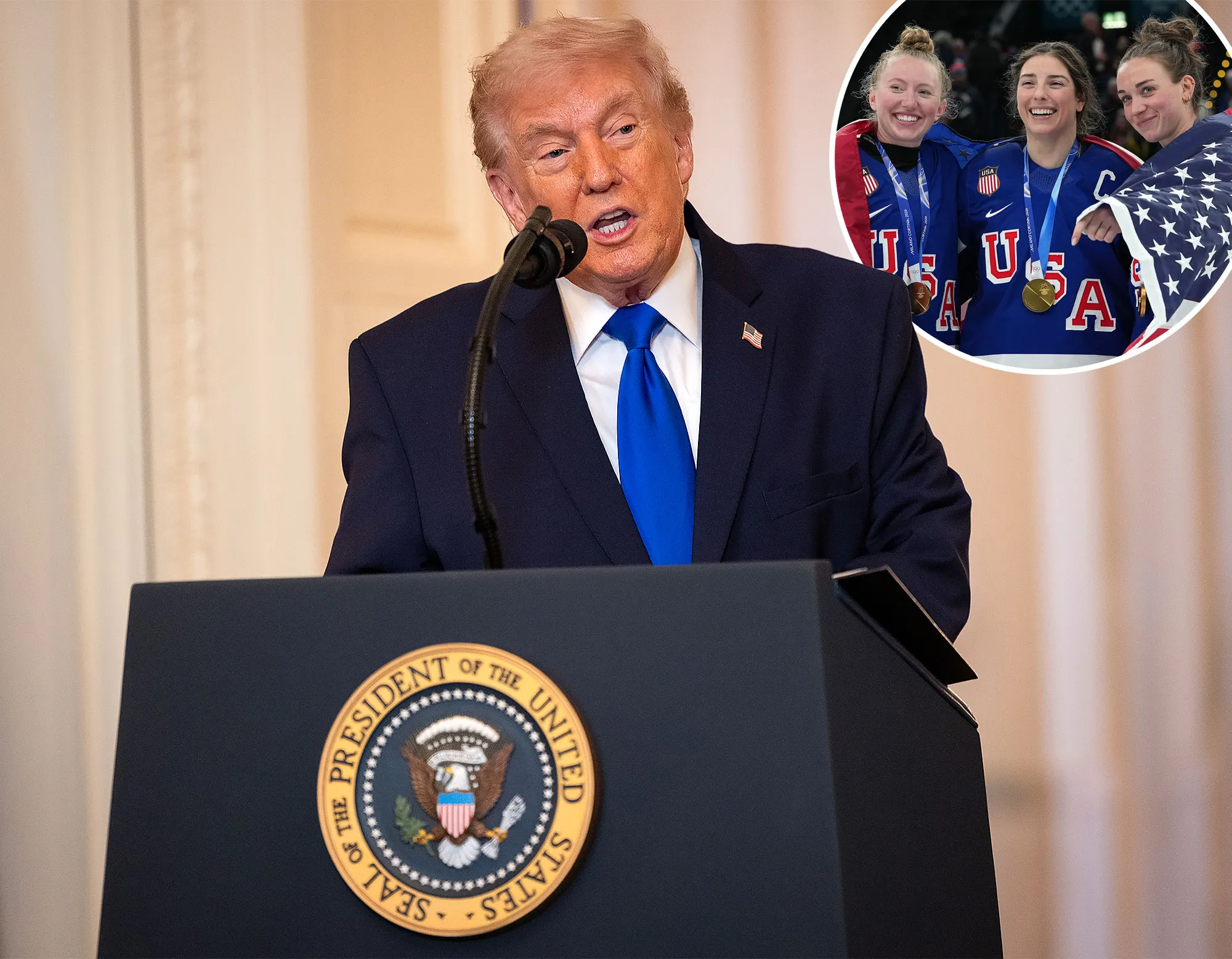Promo President Trump Makes Dig at Team USA Womens Hockey Team During State of the Union