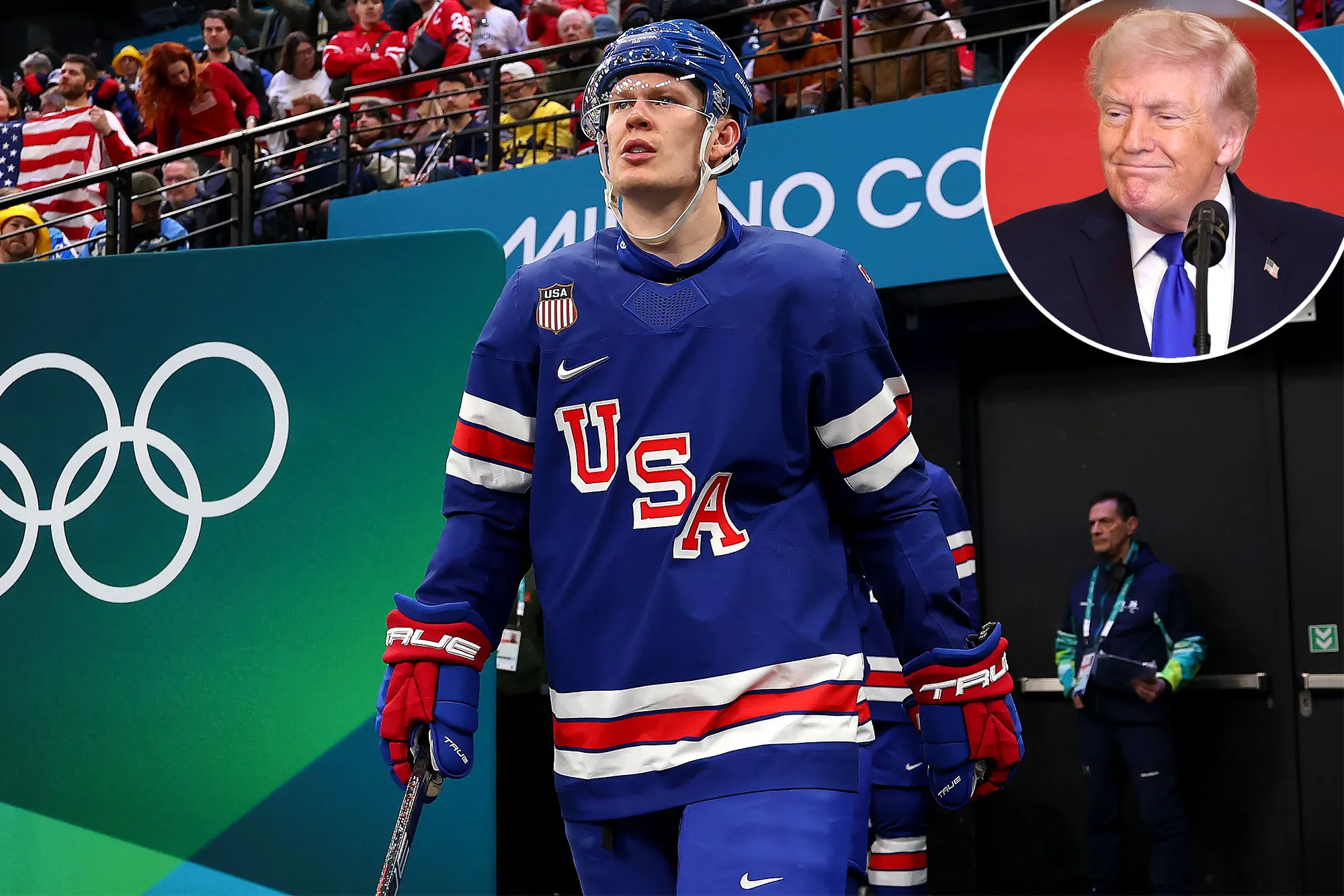 Promo Team USA Brady Tkachuk Responds to Accusation He Said Close the Northern Border on Trump Phone Call