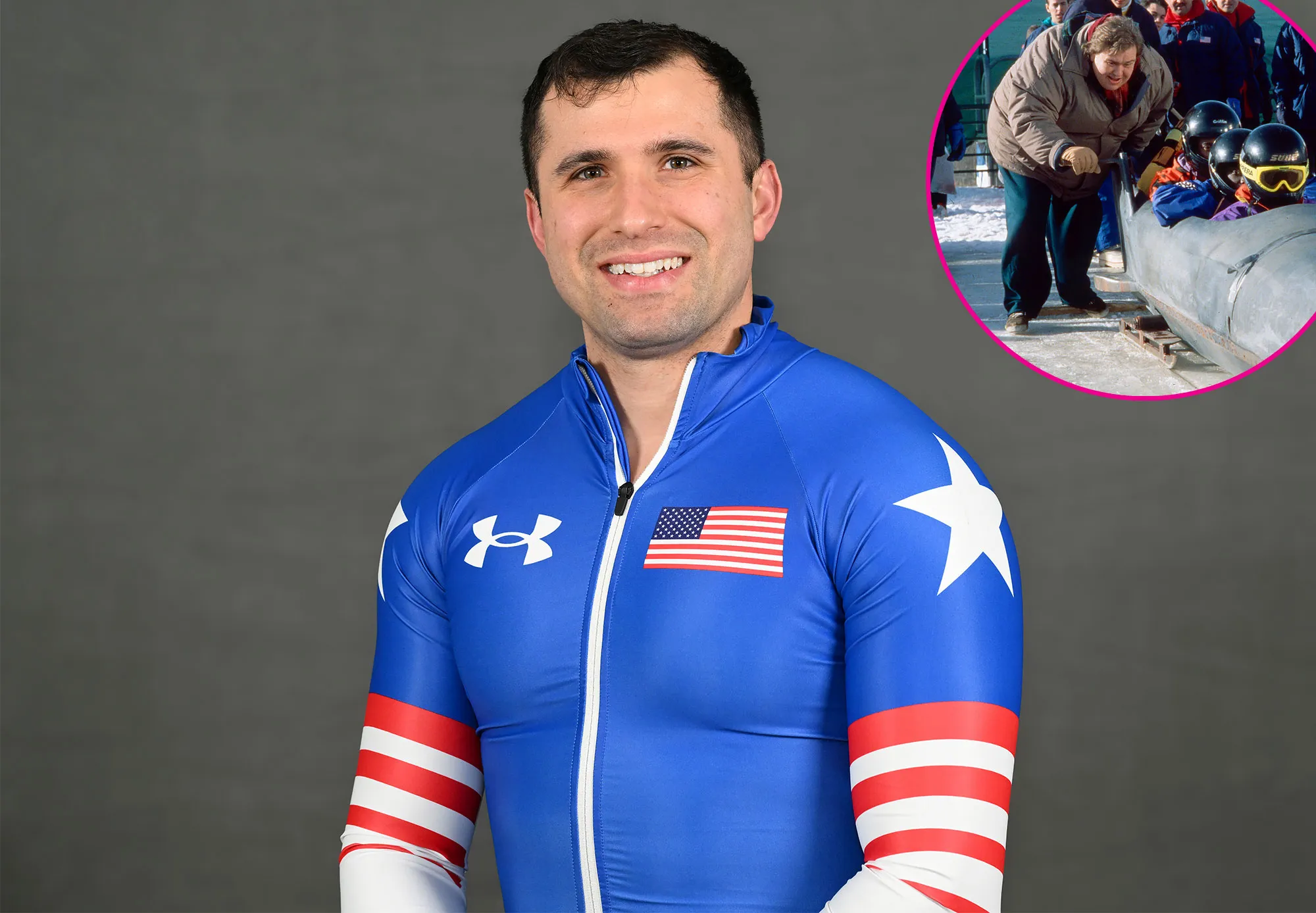 Promo Team USA Flag Bearer and Bobsledder Frankie Del Duca Reacts to Cool Runnings Questions