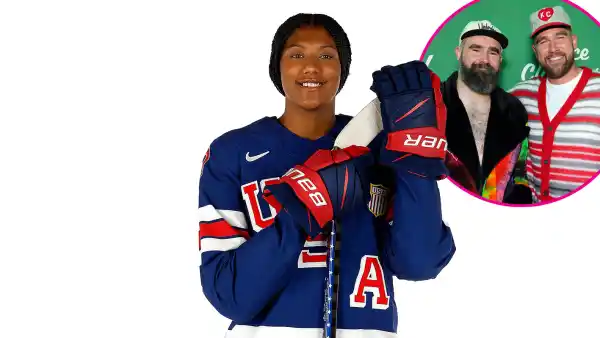 Promo Team USA Hockey Star Laila Edwards Reveals DMs From Travis and Jason Kelce